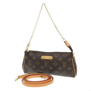 Louis Vuitton Monogram Eva Shoulder Bag Brown